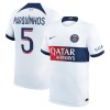 Officiële Voetbalshirt Paris Saint-Germain Marquinhos 5 Uit 2023-24 - Heren